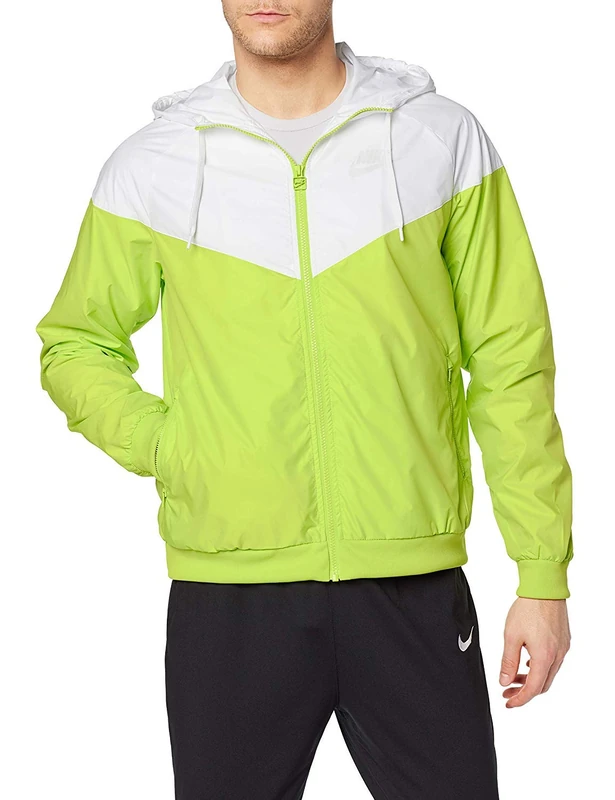 Nike Women W NSW WR W NSW WR Jacket, Yellow (Cyber/White/Vast Grey), X-Small