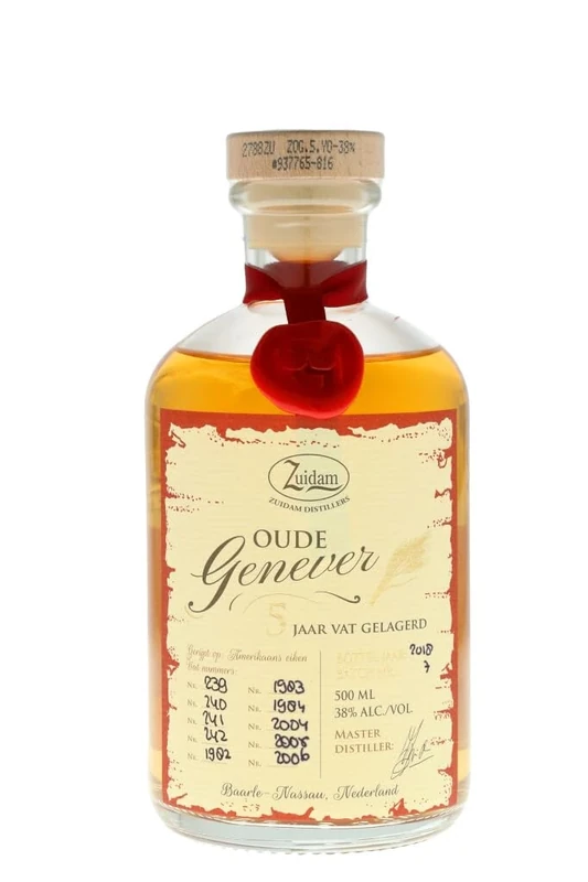 Zuidam Oude Genever 5 Year Old Single Barrel Gin 50 cl