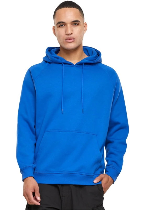 Urban Classics Men's Blank Hoody Jumper, Navy, 4XL Plus