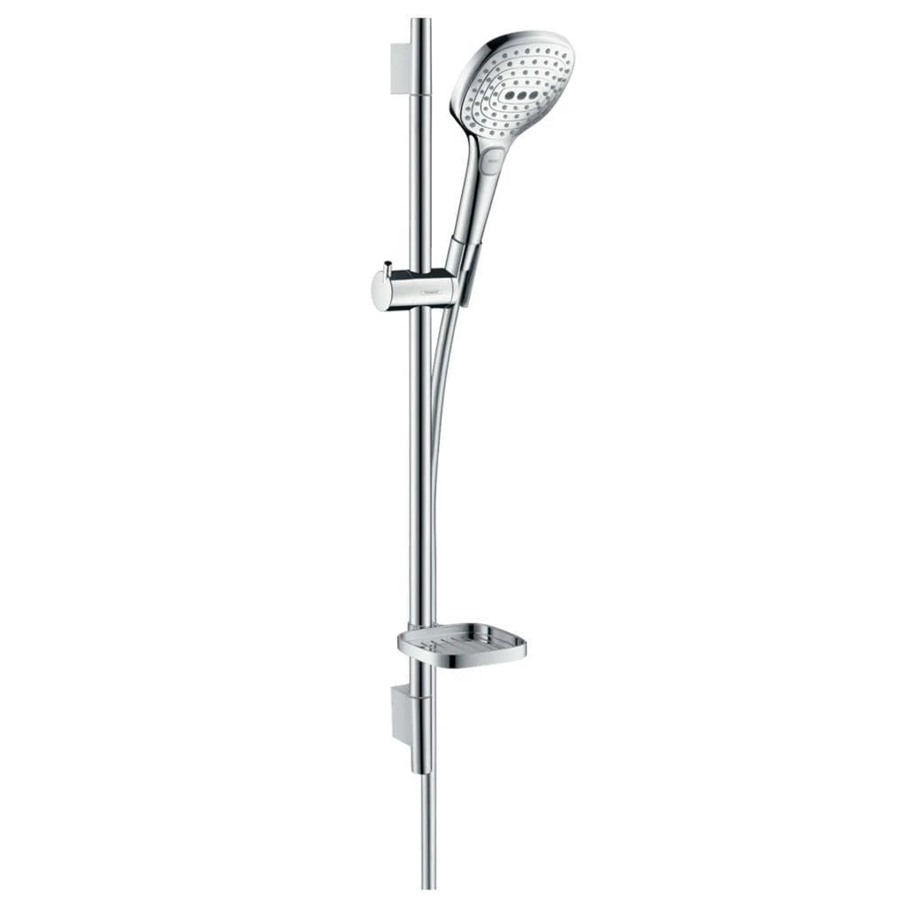 hansgrohe Raindance Select E Shower set 120 3jet EcoSmart 9 l/min with shower rail 65 cm and soap dish