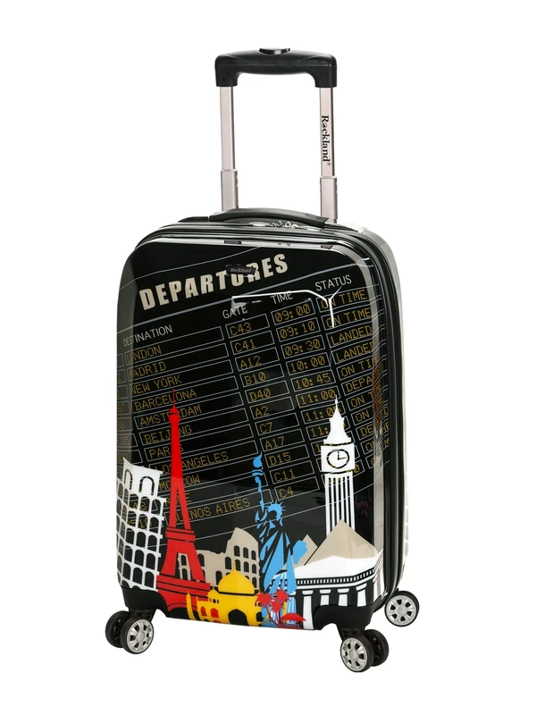 Rockland Departure Hardside Trolley Set, Departure:, Carry-On 20", Melbourne Hardside Expandable Spinning Wheel Luggage