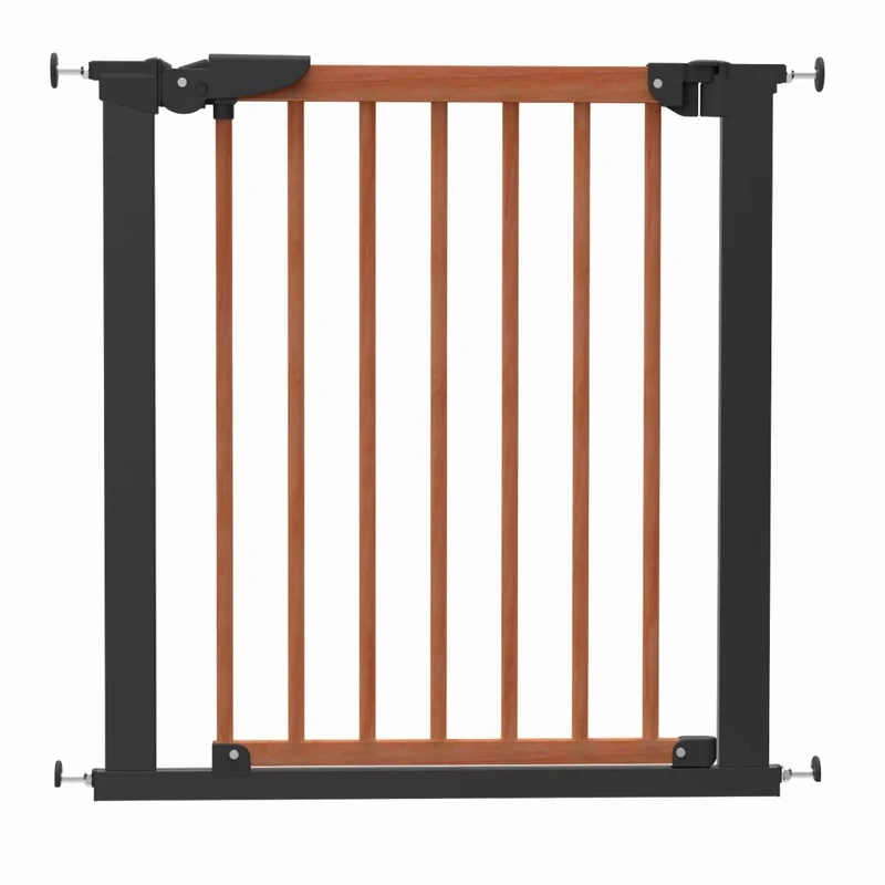 BabyDan Avantgarde True Pressure Fit Safety Gate (Cherry/Black)
