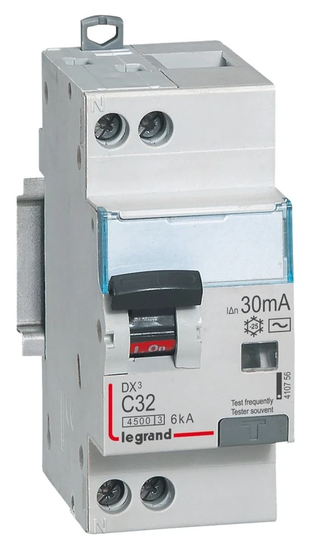 Legrand LEG410756 Differential Circuit Breaker dx 4500 Screw/Screw U N 230 V 32 A 30 mA Type HPI 6 kA 2 m C Curve