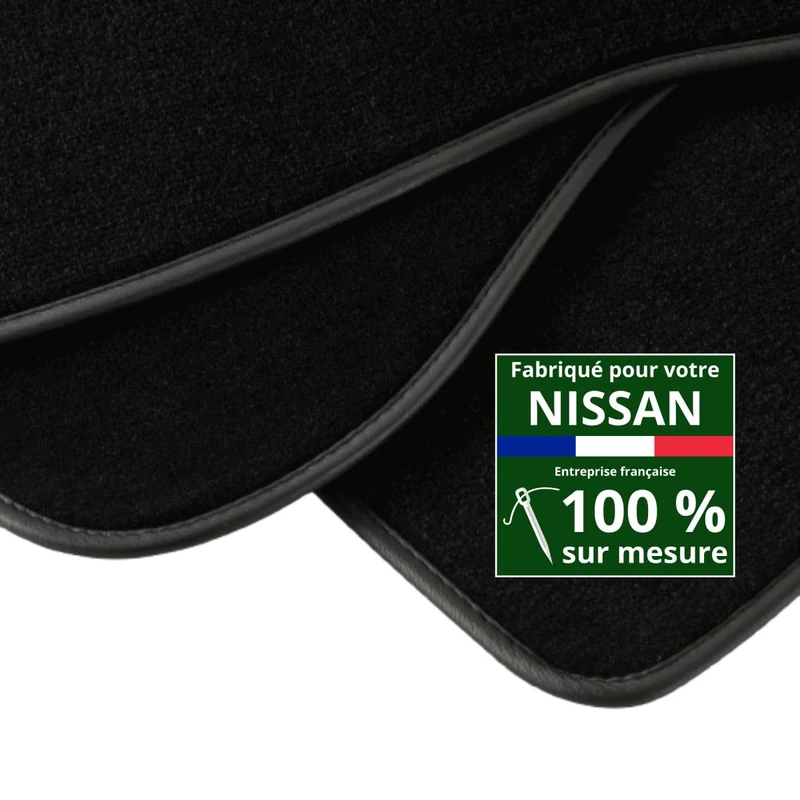 DBS Luxe 1764116 Car Floor Mat - Made to Measure - 3 Pieces - Non-Slip Needle Felt 1000 g/m² - Velour Manufacturing - Assortment Luxe
