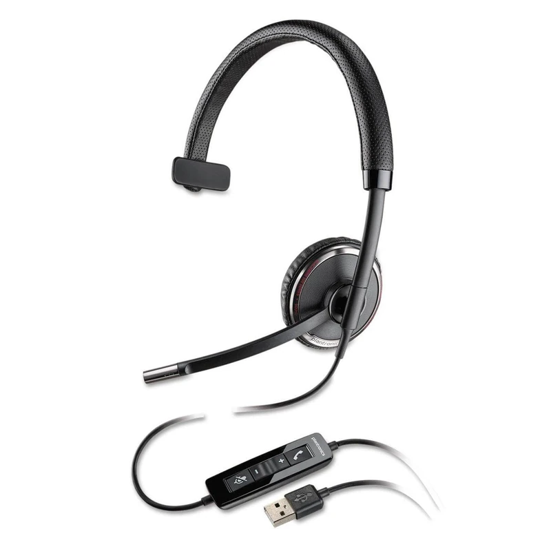Plantronics Blackwire C510-M Monaural USB Headset for PC (Optimised for Microsoft Lync)