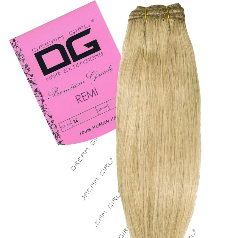 Dream Girl 14 inch Colour 16 Remi Weft Hair Extensions