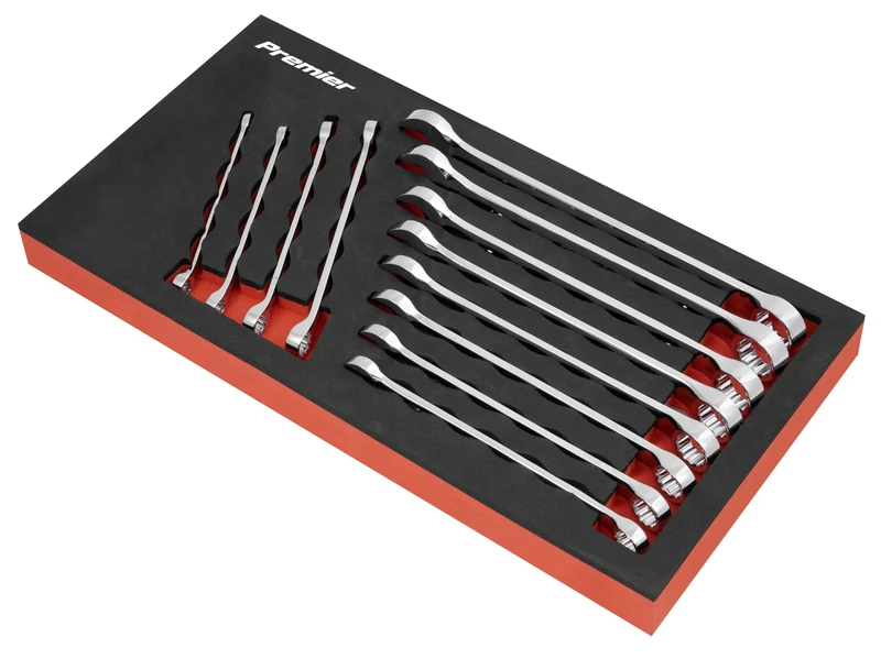 Sealey Ak63012 Combination Spanner Set 12Pc Metric