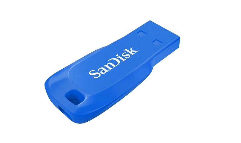 SanDisk 64GB Cruzer Blade USB 2.0 Flash Drive Blue