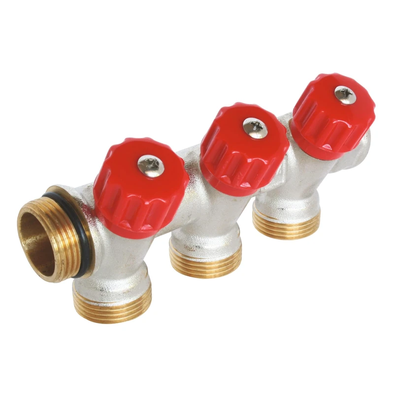 Somatherm 4020-03-20R 1 x Coll Sani Easy Lock 3 Output 3/4-3/4ek with Mini Valves