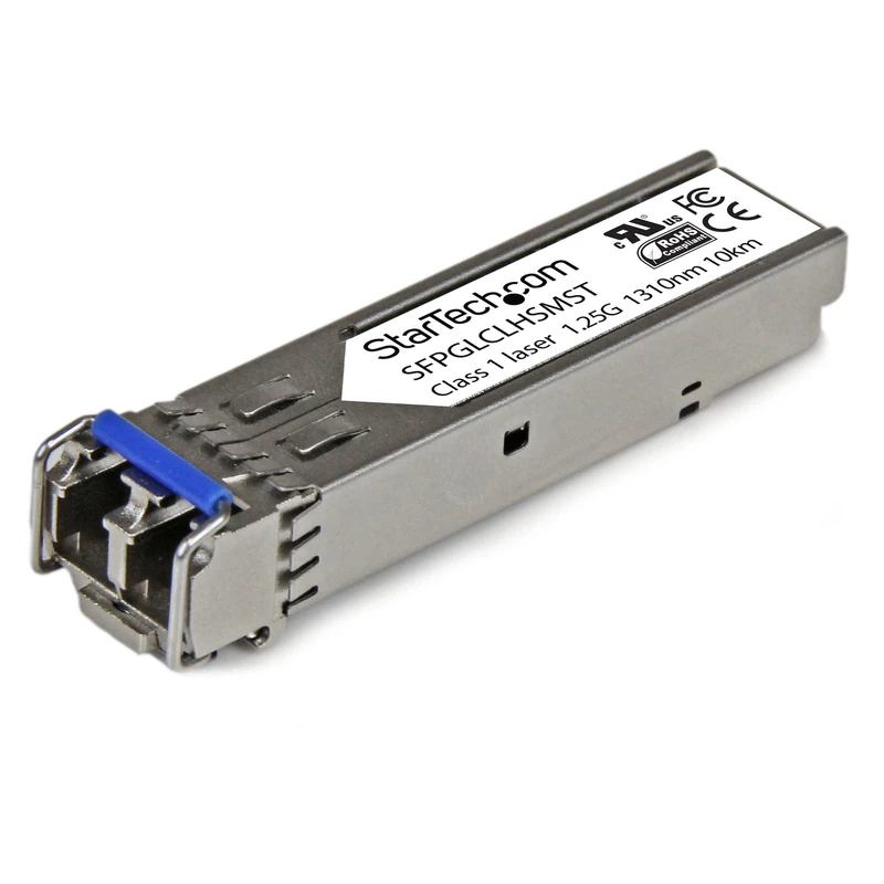 StarTech.com Cisco GLC-LH-SM Compatible SFP Module - 1000BASE-LX/LH - 1GE Gigabit Ethernet SFP - LC 20km - 1310nm - Cisco IE3400, IE3300, IE3200 (SFPGLCLHSMST) - Image 1