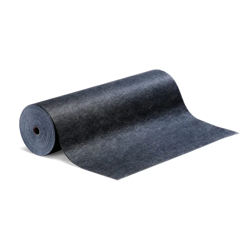 New Pig MAT223 PIG TRAFFIC MAT Poly, Back Rug, 49 L Absorbency, 30 m Length x 91 cm Width, 1 Roll/Bag, Black