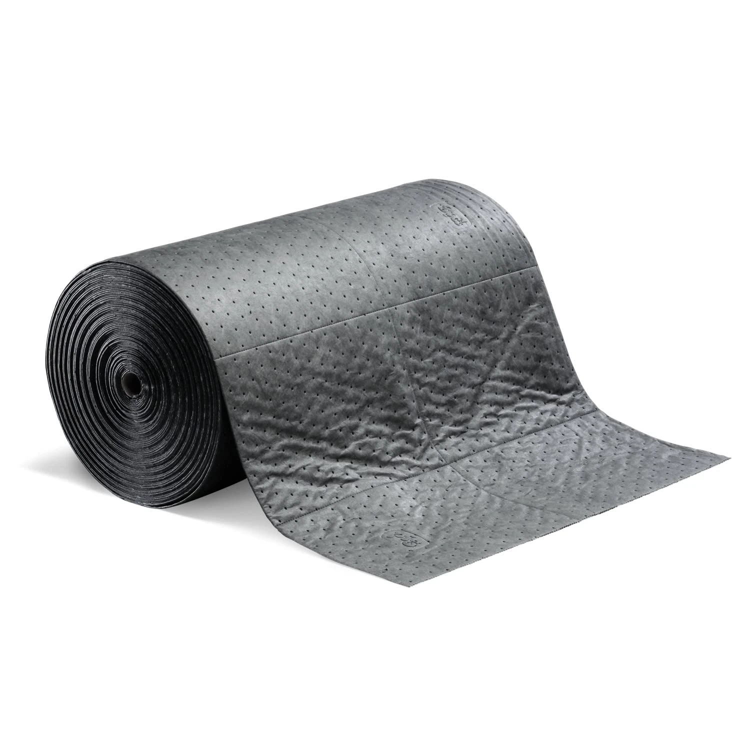 New Pig PIG Absorbent Mat Roll – Universal – Absorbs Oils, Coolants, Solvents & Water, 1 Roll, 46 m Length, 152.4 L Capacity, Keeps Floors Clean & Safe in Industrial Workspaces