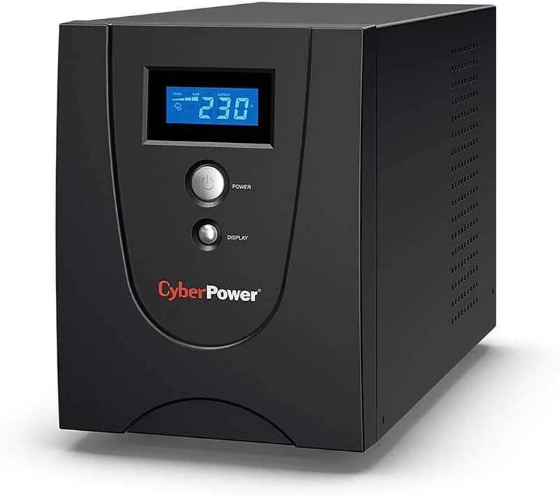 Cyberpower VALUE2200EILCD Value Series UPS, 2200VA/1320W, 6 IEC Outlets, AVR, Mini-Tower