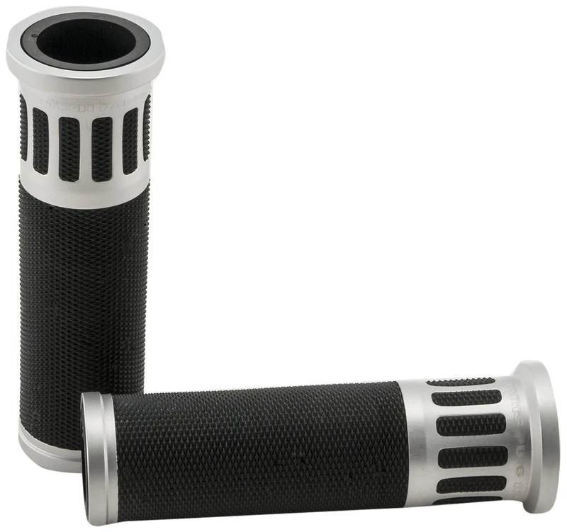 Puig 5879P Grips Racing Set, Silver, 119 mm