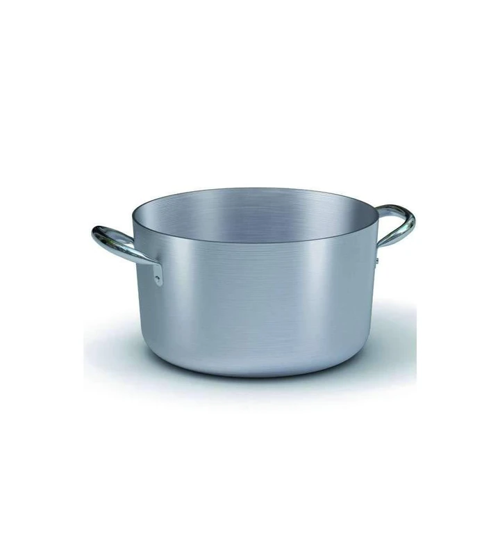 Ballarini Professional Medium Saucepan with 2 Handles, Aluminium, Grey, 24 cm