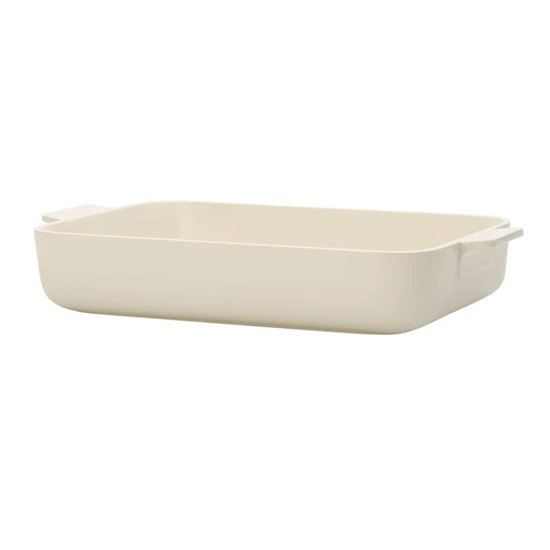 Villeroy & Boch Clever Cooking Rectangular Baking Pan, 34 x 24 cm, Premium Porcelain, White