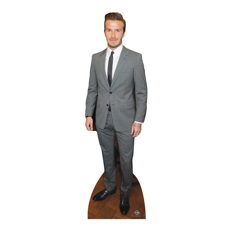 CS574 Star Cutouts David Beckham Suit Lifesize Cardboard Cutout – 179cm Football Legend Standee Party Decoration & Fan Display