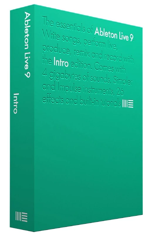 Ableton LIVE Intro 9 - Audio Interface, Minimalist Style, USB Connectivity, Windows/macOS Compatible, 192 kHz Sample Rate