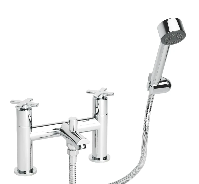 Damixa Ixia Deck Two Handle Bath Shower Mixer - Image 1