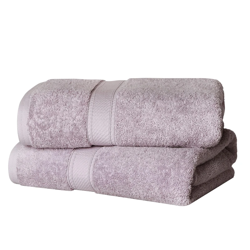 Home City, 100% Cotton, Towel Set, Purple - Towel