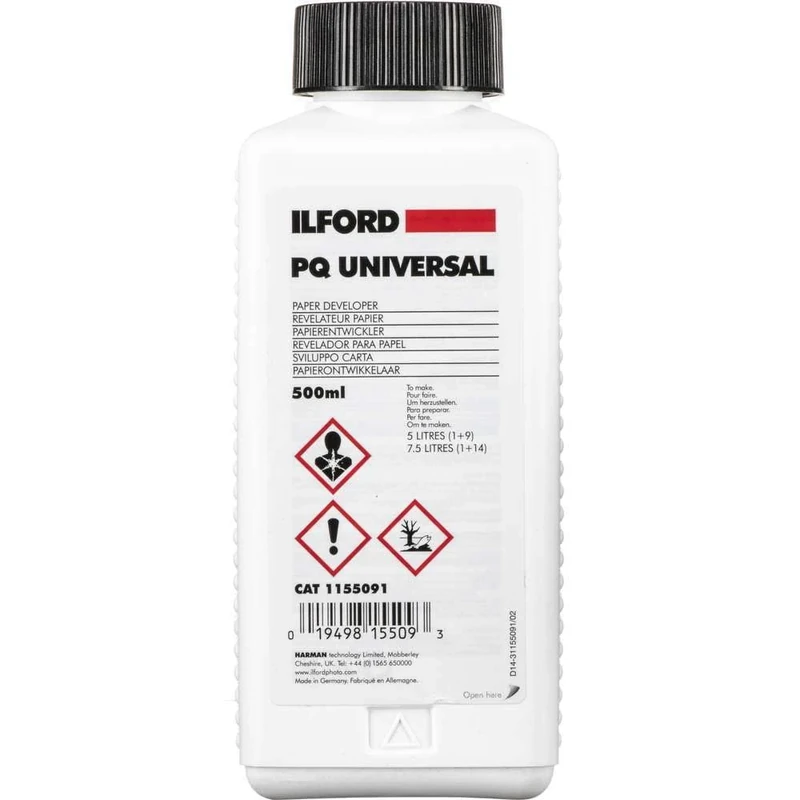 Ilford PQ Universal Black and White Paper Developer - 500ml
