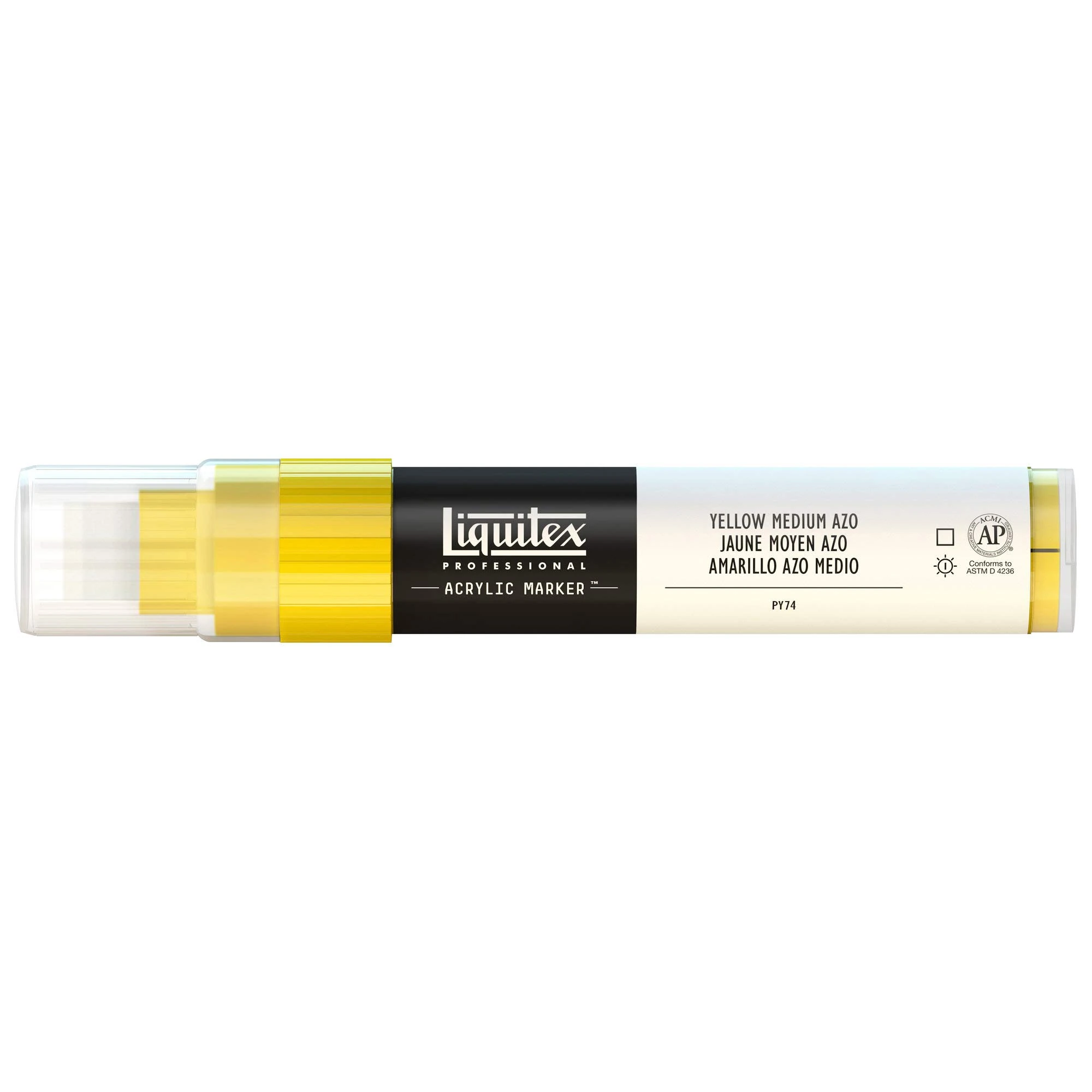 Liquitex Professional Paint Marker with 8-15 mm Wide Nib - Yellow Medium Azo