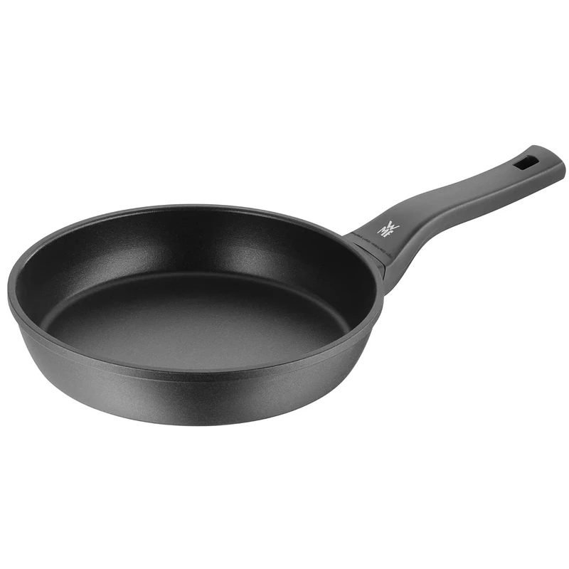 WMF 576244291 frying pan coated Ø 24cm PermaDur Premium Made in Germany plastic handle with flame retardants cast aluminium PermaDur suitable for induction hand wash, Black