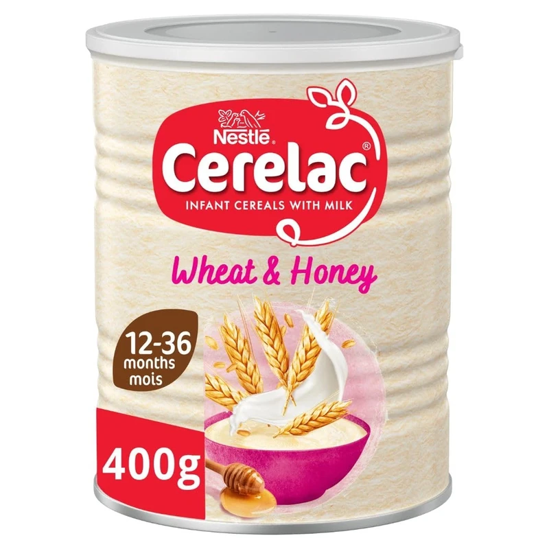 Cerelac Honey & Wheat Wheat & Honey Toddler Cereal with Milk 400g-Pack of 1 | from 12 Months+ | Toddler Cereal (Packing May Vary) 400g (Pack of 1)