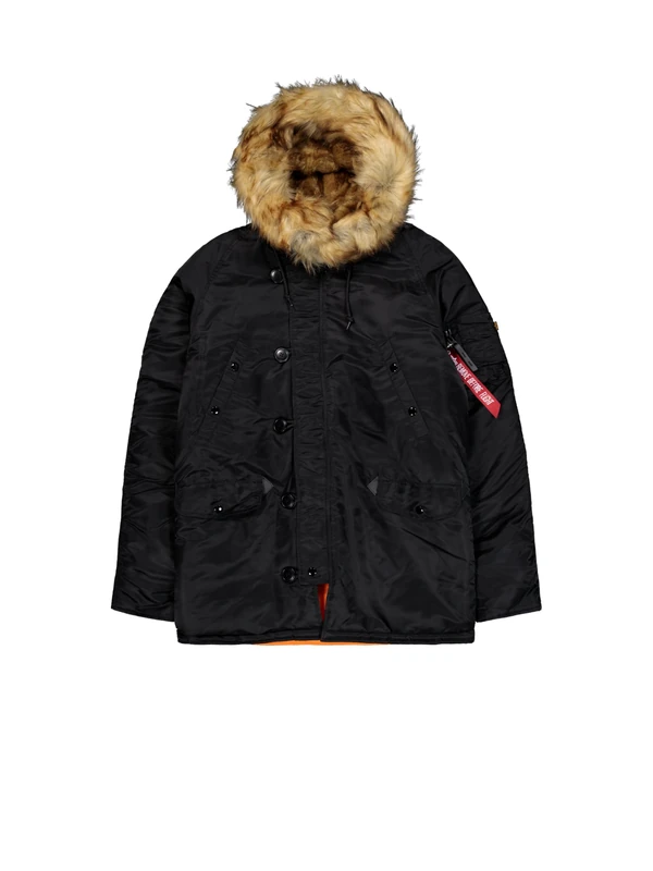 Alpha Industries N3B VF 59 Winter Jacket for Ladies Black