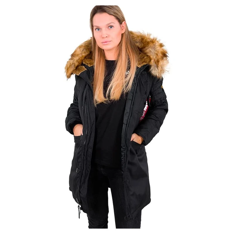 Alpha Industries Women's Explorer Wmn Parkas, Black (black 03), Small