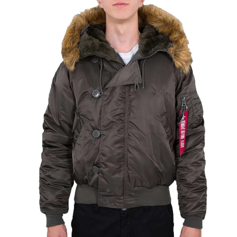 ALPHA INDUSTRIES Men's Jacket - Pink - XX-Small