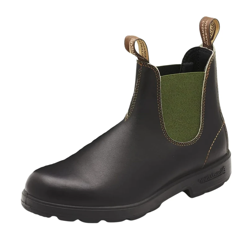 Blundstone Women's Unisex Original 500 Series, Stout Brown / Olive, 6.5 UK (40 EU)