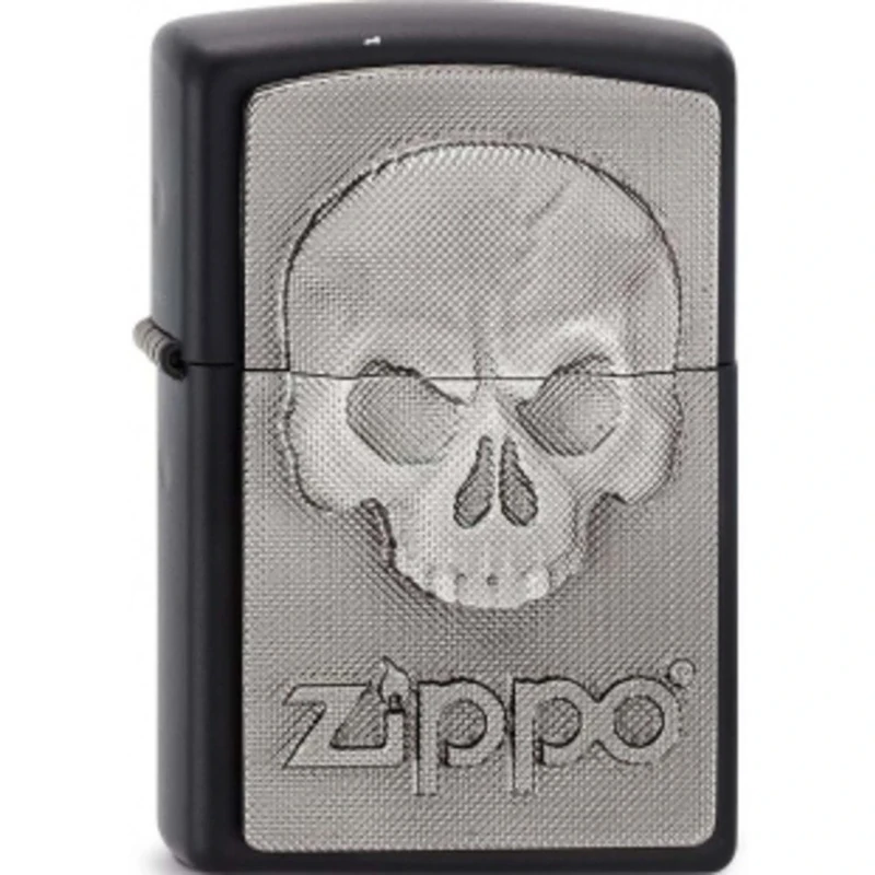 Zippo Phantom Skull Emblem Windproof Pocket Lighter