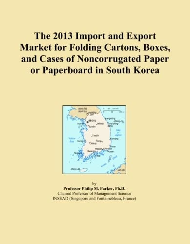 The 2013 Import and Export Market for Folding Cartons, Boxes, and Cases of Noncorrugated Paper or Paperboard in South Korea
