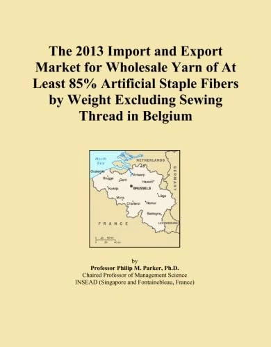 The 2013 Import and Export Market for Wholesale Yarn of At Least 85% Artificial Staple Fibers by Weight Excluding Sewing Thread in Belgium
