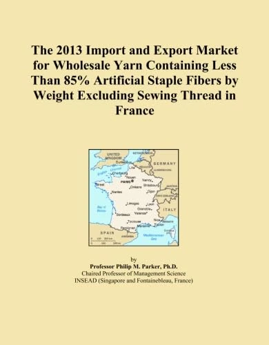 The 2013 Import and Export Market for Wholesale Yarn Containing Less Than 85% Artificial Staple Fibers by Weight Excluding Sewing Thread in France