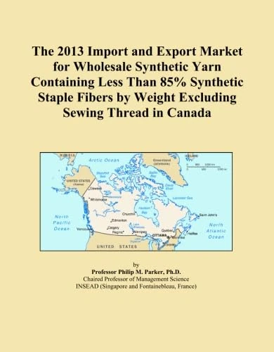 The 2013 Import and Export Market for Wholesale Synthetic Yarn Containing Less Than 85% Synthetic Staple Fibers by Weight Excluding Sewing Thread in Canada