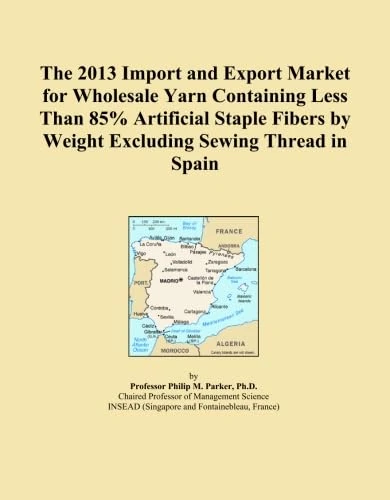 The 2013 Import and Export Market for Wholesale Yarn Containing Less Than 85% Artificial Staple Fibers by Weight Excluding Sewing Thread in Spain