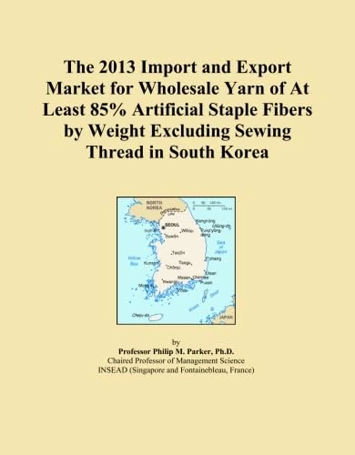 The 2013 Import and Export Market for Wholesale Yarn of At Least 85% Artificial Staple Fibers by Weight Excluding Sewing Thread in South Korea