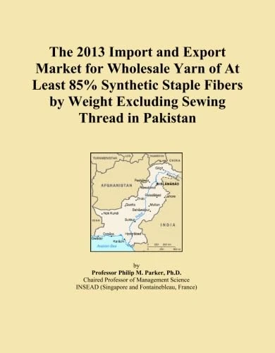 The 2013 Import and Export Market for Wholesale Yarn of At Least 85% Synthetic Staple Fibers by Weight Excluding Sewing Thread in Pakistan