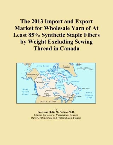 The 2013 Import and Export Market for Wholesale Yarn of At Least 85% Synthetic Staple Fibers by Weight Excluding Sewing Thread in Canada
