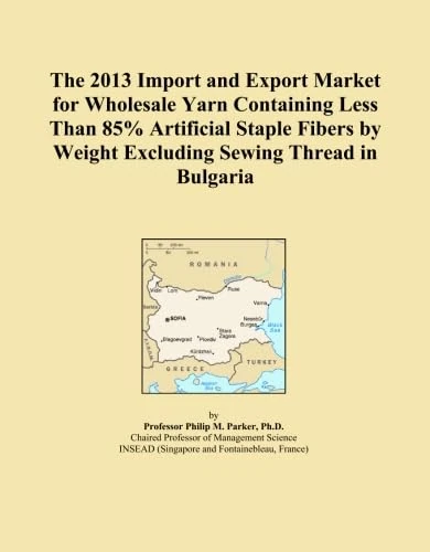 The 2013 Import and Export Market for Wholesale Yarn Containing Less Than 85% Artificial Staple Fibers by Weight Excluding Sewing Thread in Bulgaria