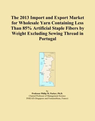 The 2013 Import and Export Market for Wholesale Yarn Containing Less Than 85% Artificial Staple Fibers by Weight Excluding Sewing Thread in Portugal