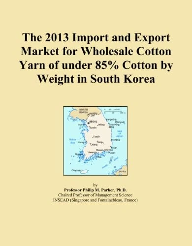 The 2013 Import and Export Market for Wholesale Cotton Yarn of under 85% Cotton by Weight in South Korea