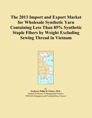 The 2013 Import and Export Market for Wholesale Synthetic Yarn Containing Less Than 85% Synthetic Staple Fibers by Weight Excluding Sewing Thread in Vietnam