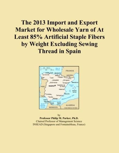 The 2013 Import and Export Market for Wholesale Yarn of At Least 85% Artificial Staple Fibers by Weight Excluding Sewing Thread in Spain