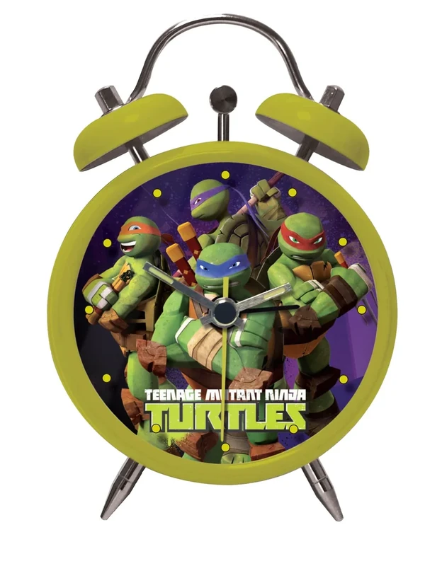Turtles Joy Toy 01443 Analog Alarm Clock in Gift Wrap - Image 1