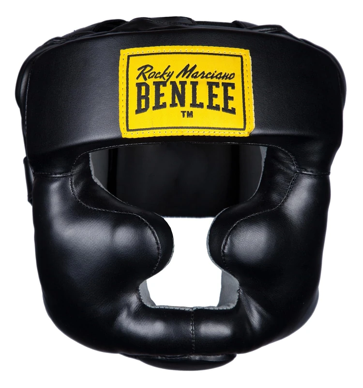 Benlee Head Guard Faux Leather Full Protection Black S/M