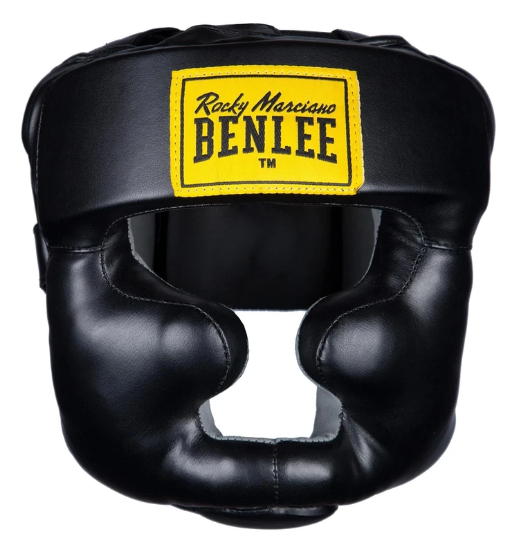 Benlee Head Guard Faux Leather Full Protection Black L/XL