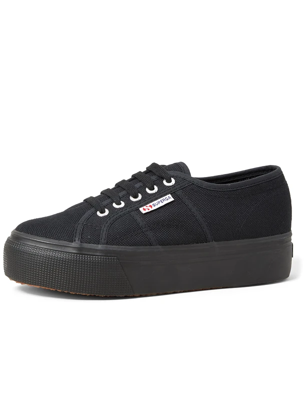 Superga Women's 2790 acotw Linea Up and Down Sneaker, Black (996), 4 UK - Image 1